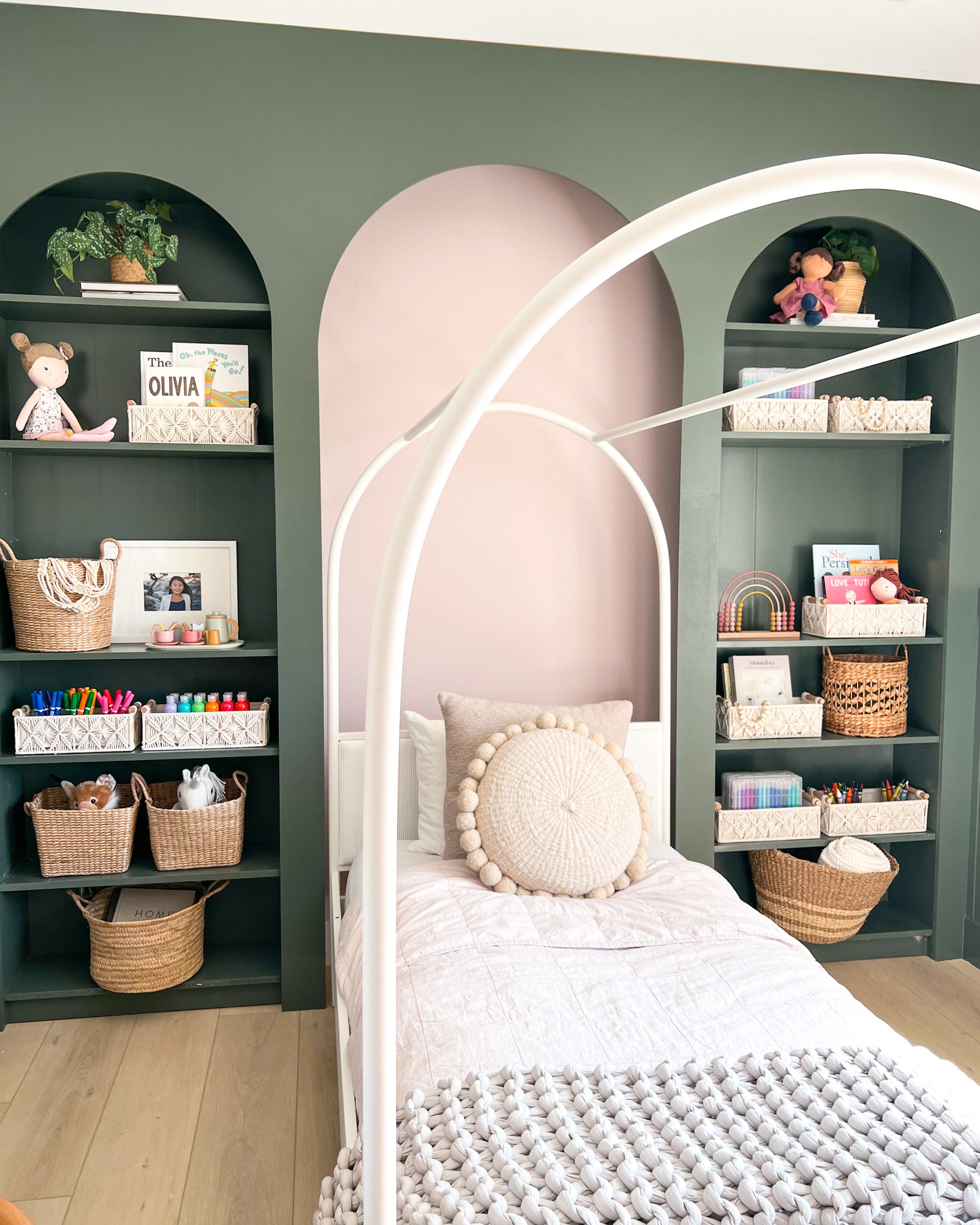 natalie's room is all organic arches and pale pink princess power